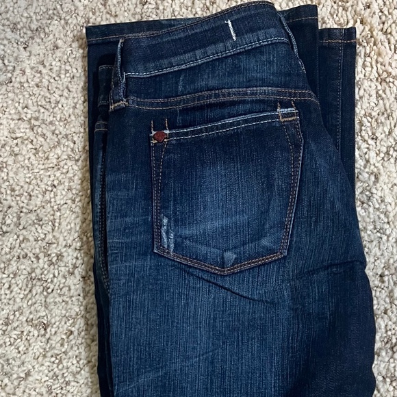 New Ed Hardy Jeans Women's Embroidered Logo Size 29 Denim Jeans Boot Cut NWT - Picture 8 of 8